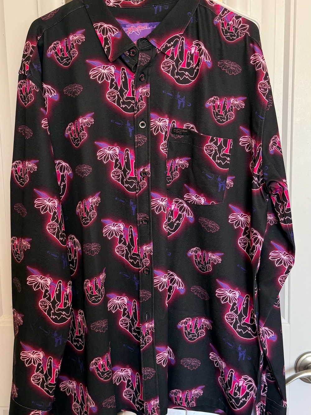 Retro Rifle Men’s 2XL Long Sleeve Shirt. Slow & Steady